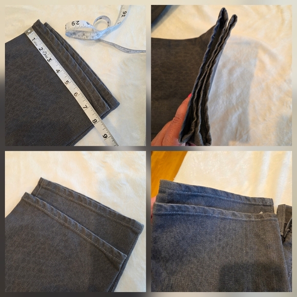 ‼️3/$30‼️ David Kahn Nikki Straight Leg Grey Python Jeans Sz 31 Snake Print New - Picture 15 of 16